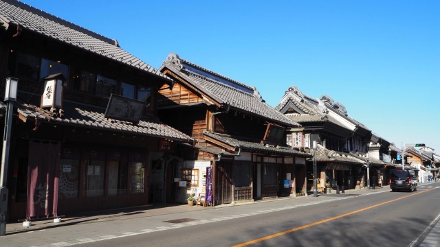 蔵造りの町並みの画像