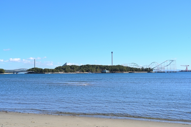 海の公園の画像