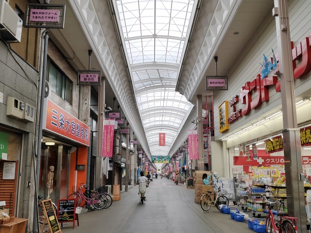 京都三条会商店街の画像