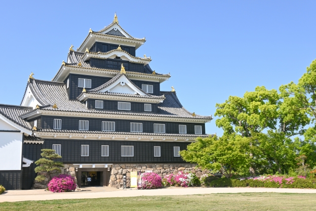 岡山城の画像