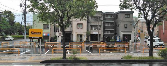 タイムズ武之橋電停前