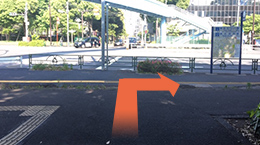 都営地下鉄三田線「御成門駅」A1出口の地上画像