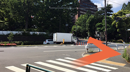 交差点「東京タワー前」の写真
