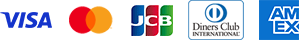 VISA・Master・JCB・Diners・AMEX